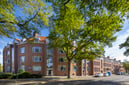 Prachtige gevel bij Portiekwoningen Den Haag