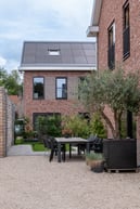 CLT woning achterzijde woning