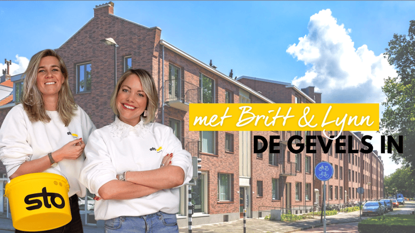 Met Britt & Lynn de gevels in: Burgemeester Pruissingel, Vlaardingen